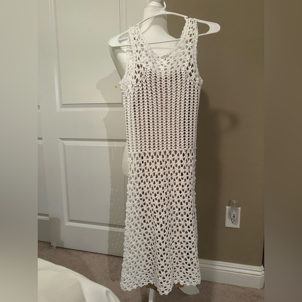 MICHAEL KORS DRESS SIZE XS CROCHETED 15 PTP stretched up to 17